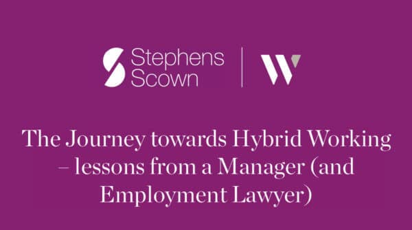The journey towards hybrid working