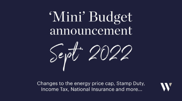 Mini Budget announcement September 2022