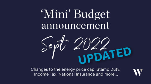 Mini Budget 2022 update - what's changed? | Whyfield