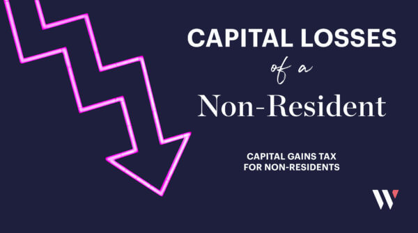 Capital losses of a NR