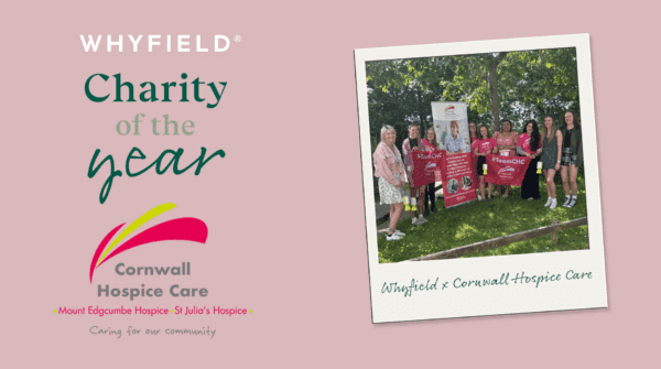 Announcing Whyfield's Charity of the Year partnership with Cornwall Hospice Care | Whyfield Accountants in Truro, Cornwall