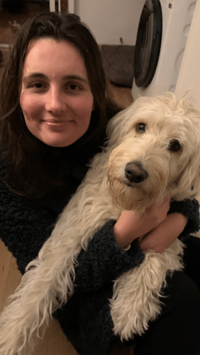 Sophie and her pup, Sage | Whyfield Accountants in Truro, Cornwall