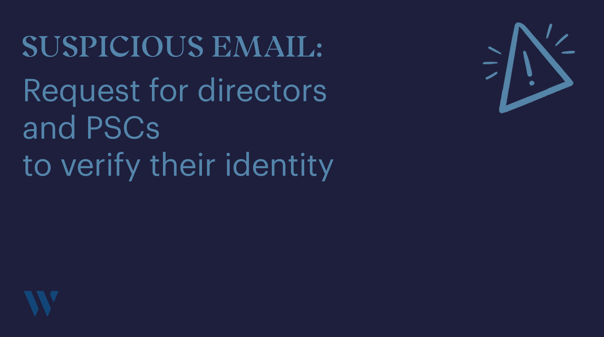 Warnings and scams: suspicious email warning | Whyfield Accountants in Truro, Cornwall