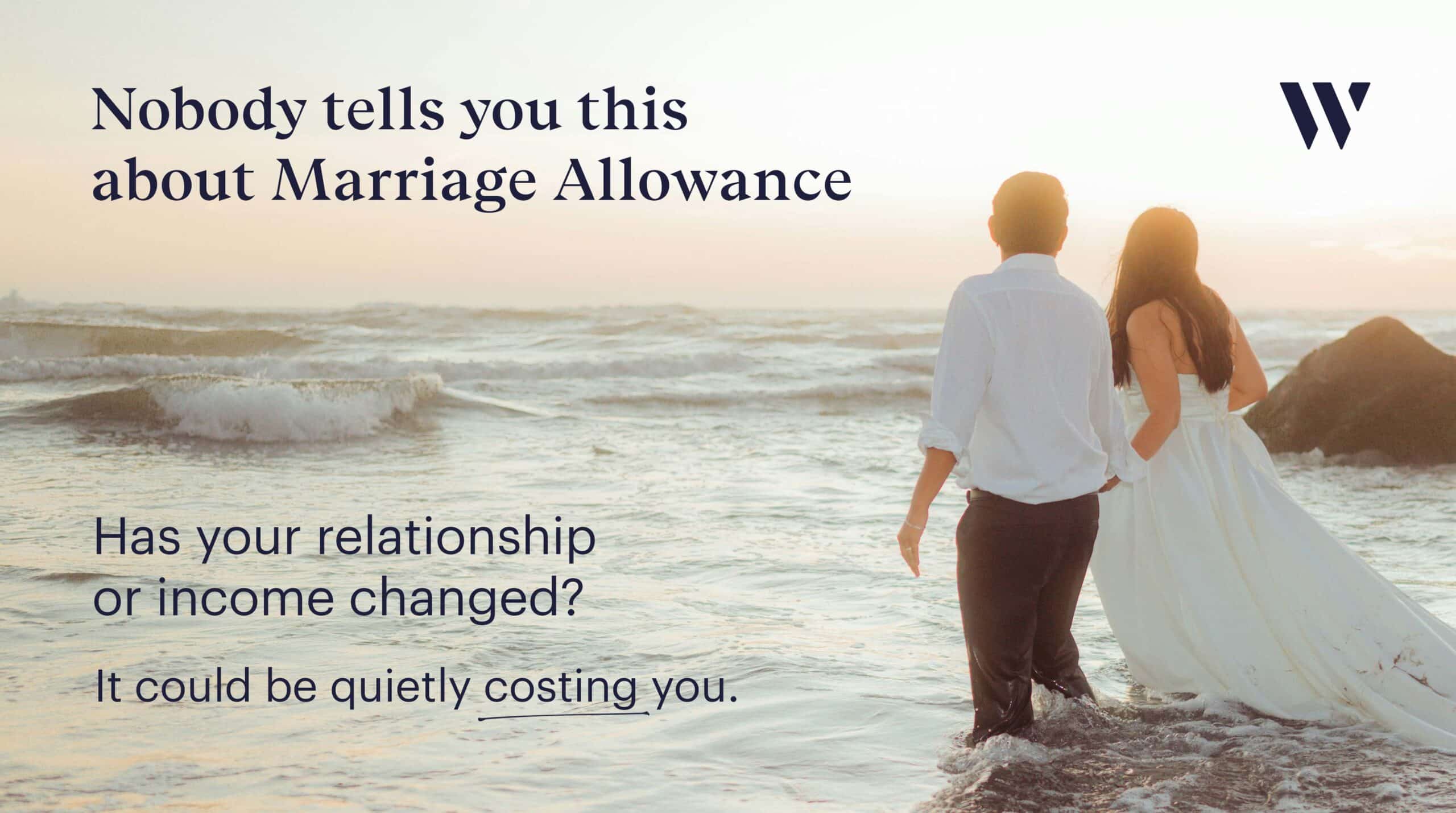 Marriage Allowance surprise tax bill | Do I need to cancel my Marriage Allowance? | Whyfield Accountants in Truro, Cornwall